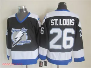 Tampa Bay Lightning retro ice hockey jersey M-3XL 坦帕湾闪电队复古冰球服