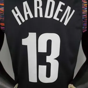 Harden #13 Brooklyn Nets City version black 6