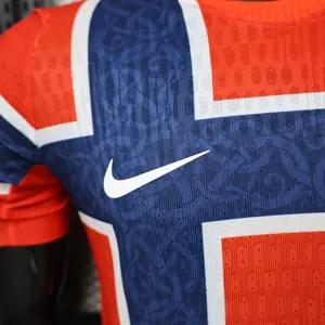 2026 World Cup Norway Home Soccer Shirt Player Version 5