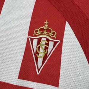 08-09 Sporting de Gijón Home Retro Kit Vintage Shirt AAAAJersey Supply Yupoo 2