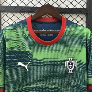 2025 Portugal Green Training Shirt Football Uniform AAAAJersey Dropship Yupoo 3