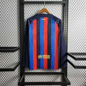 22-23 Barcelona home long sleeve 1
