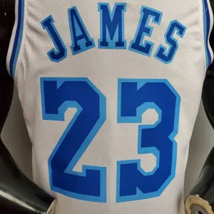 New James #23 Lakers white 7