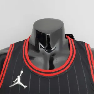 75th Anniversary Ball #2 Bulls Flyers Black NBA Jersey 4