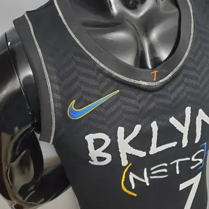 New Brooklyn Nets DURANT#7 City Edition Black 3