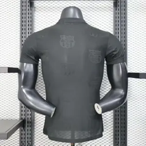 25-26 Barcelona Black Special Edition Player Version Cheap Shirt AAAAJersey Dropship Yupoo 3