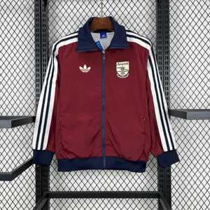 24-25 Arsenal Red Windbreaker Jacket AAAAJersey Supplier Yupoo