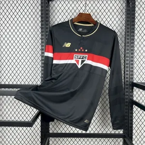 25-26 Sao Paulo Third Away Kit Soccer T-Shirt Long Sleeve AAAAJersey Wholesale Yupoo