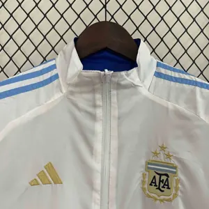 2024 Argentina Trench Coat Reversible Windbreaker Double-Sides Jacket 1