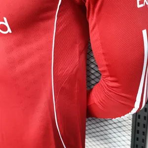 25-26 Liverpool Home Player Version Kit Football Long Sleeve Sino Shirt Sino AAAAJersey Supply Yupoo 4