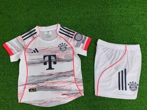 25-26 Bayern Munich Away Player Version Kid Kits Youth Apparels Soccer AAAAJersey Supplier Yupo 3