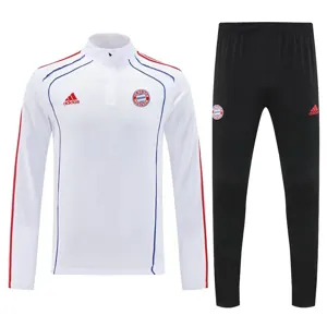 25-26 Bayern Munich UPB White Training Kits Long Football Tracksuits