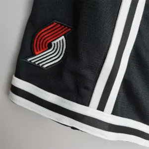 2022 Portland Trail Blazers NBA US Training Shorts Black 2