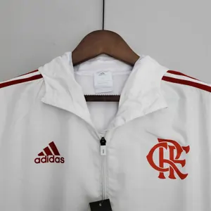 22-23 Flamengo white windbreaker 4