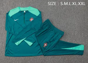 2024 Portugal Long Sleeve Training Suit Football Shirts 2