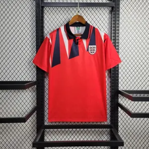 1992 England Away Retro Kit Vintage Shirt Football AAAAJersey Supplier