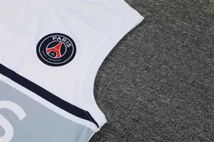 22-23 PSG vest training kit kit white grey stripe 9