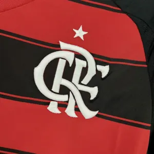 25-26 Flamengo Home Long Sleeve Kit Football Uniform AAAAJersey Dropship Yupoo 4