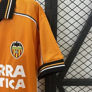 99-00 Valencia Away Retro Kit Vintage Shirt AAAAJersey Dropship Yupoo 2