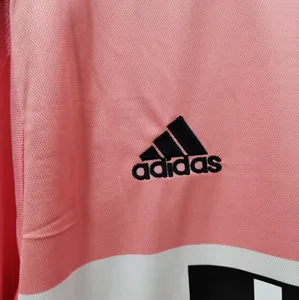 15-16 Juventus away pink long sleeve Football Jersey S-2XL 8