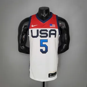 2021 Olympic Games LAVIINE#5 USA Team USA White Red