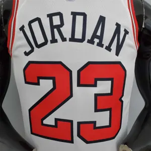 75th Anniversary Jordan #23 Bulls White 5