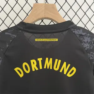 23-24 Dortmund away kid kit Best Soccer Jersey 4