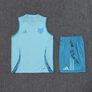 25-26 Cruzeiro Blue Training Kits Football Vest Suits 2