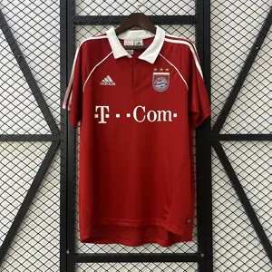 05-06 Bayern Munich Home Retro Kit Vintage Shirt AAAAJersey Dropship Yupoo 8