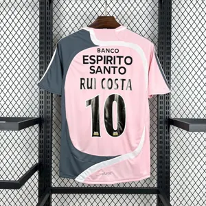 07-08 Benfica Away Retro Kit（Sponsor2）Vintage T-Shirt Soccer AAAAJersey Yupoo 1