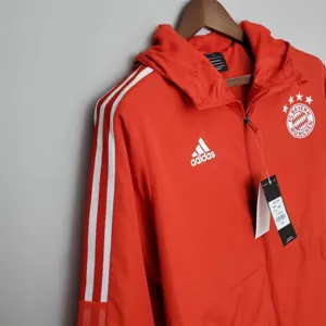 22-23 Bayern red windbreaker 5
