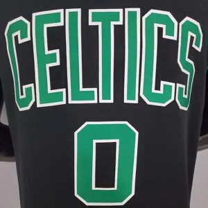 TATUM #0 Celtics White Jordan theme black 4