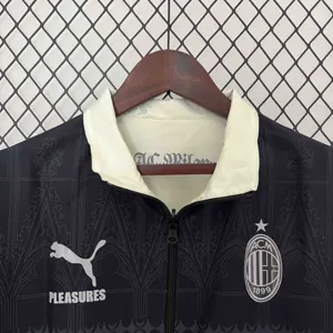 23-24 AC Milan Trench Coat Reversible Windbreaker Double-Sides Jacket AAAAJersey Yupoo 2
