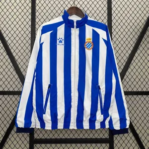 24-25 RCD Espanyol Trench Coat Reversible Windbreaker Double-Sides Jacket AAAAJersey Supplier Y 4