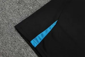 22-23 Inter Milan training suit short sleeve kit Black Blue 8