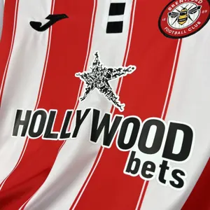 25-26 Brentford Home Kit Football T-Shirt AAAAJersey Supply Yupoo 6
