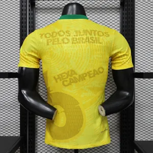 2026 Brazil Mens Special Edition Player Version Football Yellow Shirt AAAAJersey Supply Yupoo8 7