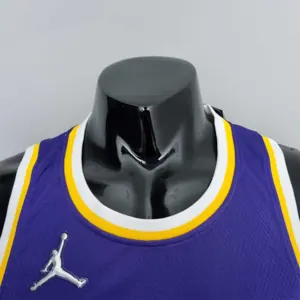 75th Anniversary Howard #39 Los Angeles Lakers Jordan Purple NBA Jersey 2