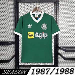87-88 Palmeiras Home Retro Kit Vintage Shirt AAAAJersey Supplier Yupoo 3