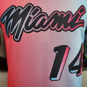 New Miami Heat HERRO#14 City Edition Pink Blue Gradient Color 5
