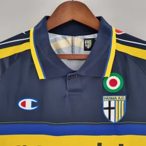 99-00 Parma away Cheap Football Kit 6