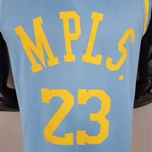 2021 James#23 Lakers Minneapolis Edition Blue 4