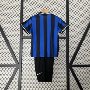 09-10 Inter Milan Home Retro Kids Kits Children Shirt Soccer Jersey Yupoo 1