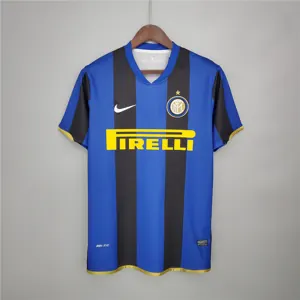 08-09 Inter Milan UCL home with patch and fonts
