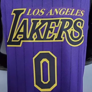 KUZMA #0 Lakers Round neck purple 3