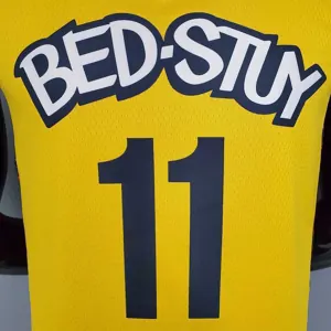 Irving#11 Brooklyn Nets Commemorative Edition Yellow 1
