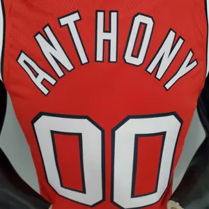 ANTHONY#00 Trail Blazers Retro Red 3