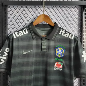 Brazil Polo Black Stripe 5