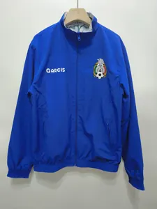 1999 Mexico Retro Trench Coat Reversible Windbreaker Double-Sides Jacket 7