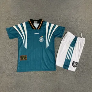 1996 Germany Away Retro Kids Kits Euro Cup Shirt Cheap Jerseys Yupoo 6